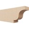 Ekena Millwork 4in. W x 8in. H x 20in. L Newport Woodgrain TimberThane Rafter Tail, Primed Tan RFTUR04X08X20NEWRCPR - alternate 1